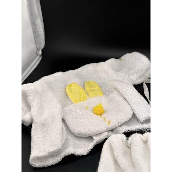 Cabbage Patch Kids Doll Preemie White Yellow Bunny Outfit Terry Cloth Complete - Picture 4 of 12